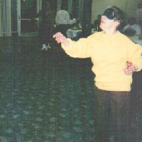 Shirley throwing, 2001 tournament