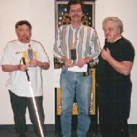 Bill B and Al D with trophies